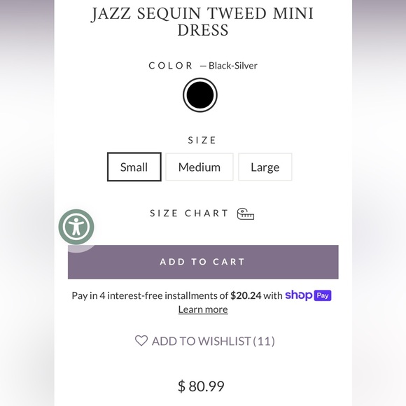 Storia Jazz Sequin Tweed mini dress NWT - Picture 5 of 8